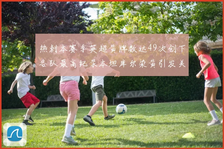热刺本赛季英超黄牌数达49次创下各队最高纪录本坦库尔染黄引发关注